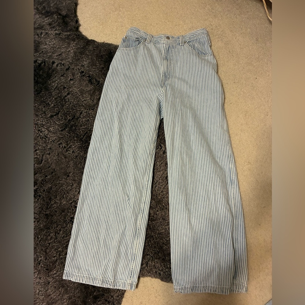 Cinch Blue and White Striped Women levi Jeans